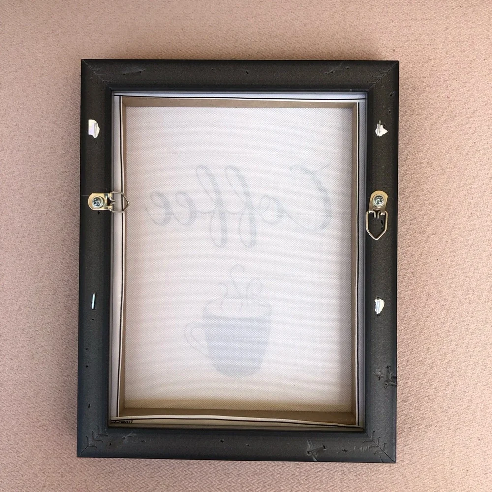 Coffee Lover's Wood Base Panels Set of 3 Modern m Minimalist Wall Art Prints